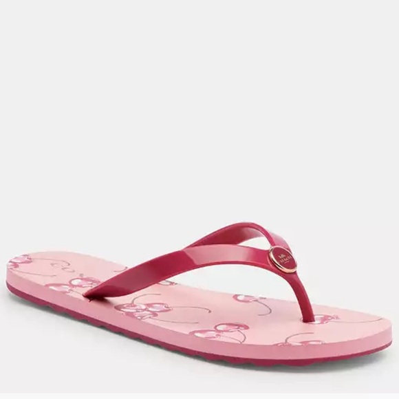 Coach Zayn Flip Flop With Fruit Print nwt - Picture 2 of 4